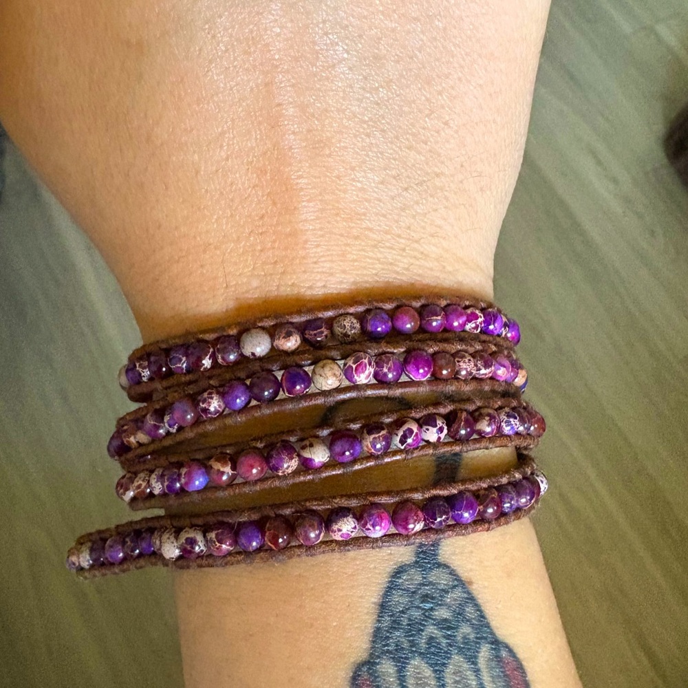 Chan Luu Beaded Wrap Bracelet